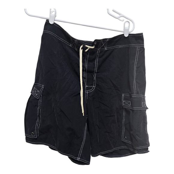 J.Crew Sport Navy Swim Trunks Board Shorts Mens 34 Surf Beachwear - Picture 1 of 9